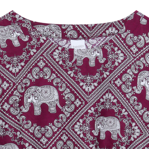 เบสิโค เสื้อเชิ้ตผู้หญิง สีแดง_thumbnail_3
