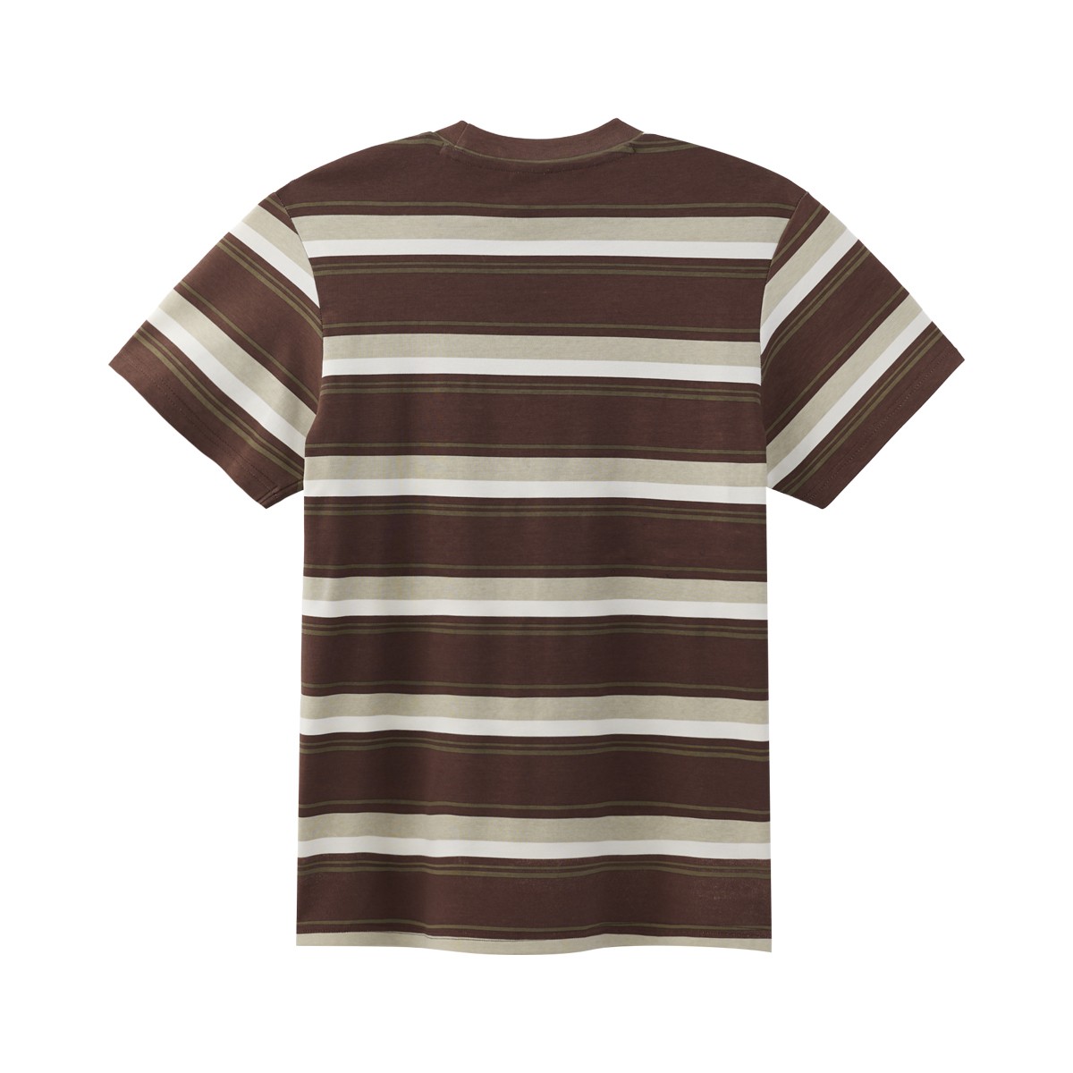 เบสิโค เสื้อยืดผู้ชาย สีน้ำตาล_1