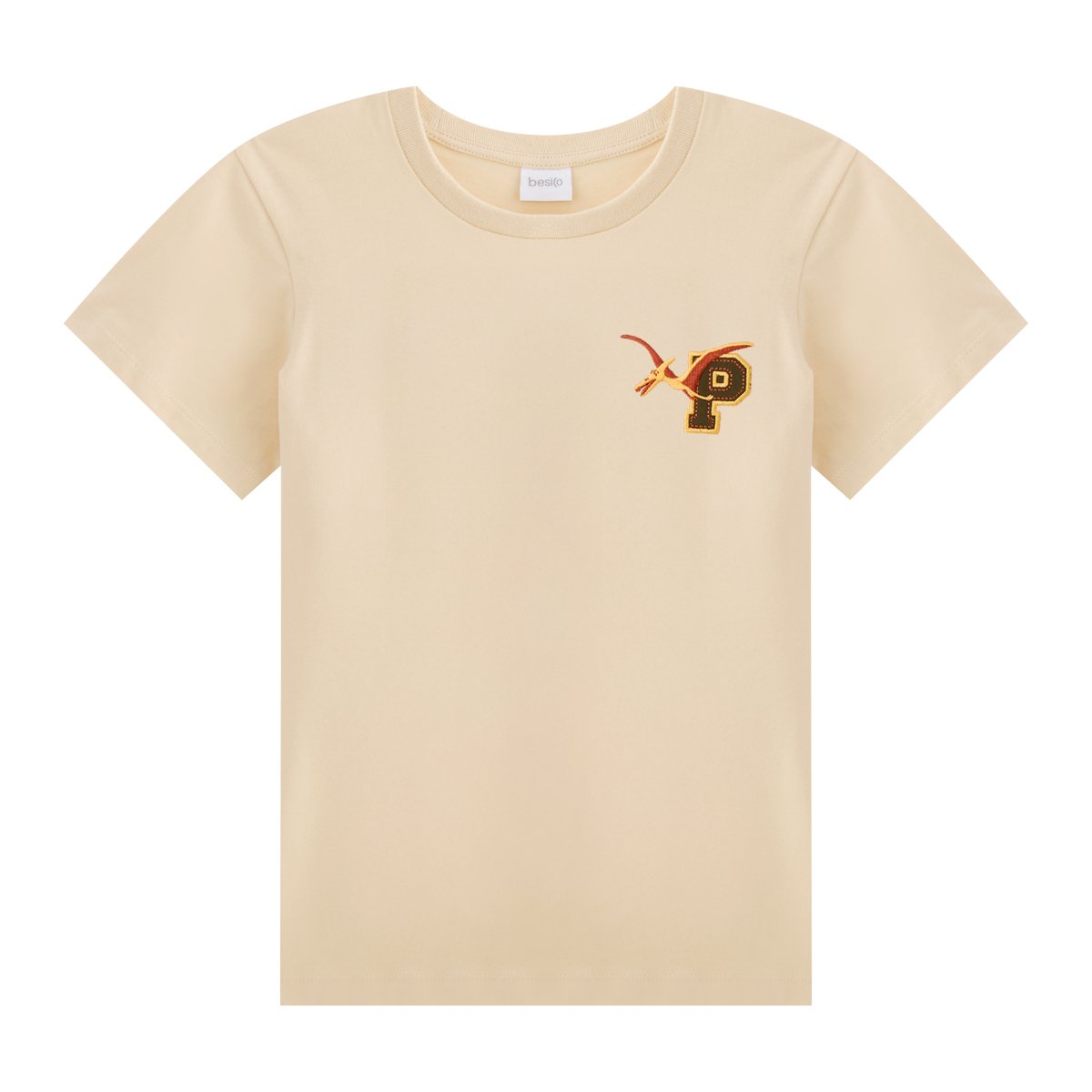 เบสิโค เสื้อยืดเด็กชาย รุ่น BCAL2506LB005 สีเบจ