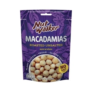 Nut Walker Roasted Unsalted Macadamias 140g.