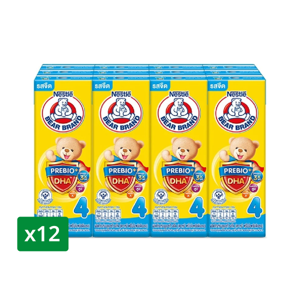 ตราหมี เอ็กซ์เปิร์ท ผลิตภัณฑ์นมยูเอชที รสจืด กลิ่นวานิลลา สูตร 4 180 มล. X 12 ชิ้น_thumbnail_1