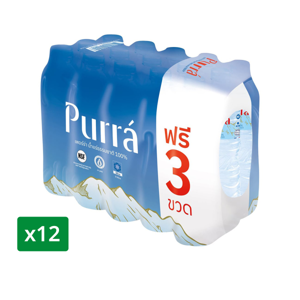 PURRA Natural Mineral Water 600ml. 12pcs.