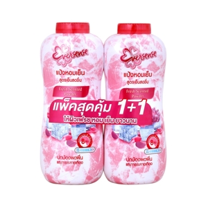 EVERSENSE Extreme Cool Scented Powder (Pink) 280 g. Double Pack