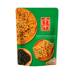 Chao Sua Rice Crackers with Pork Floss and Seaweed 80g.