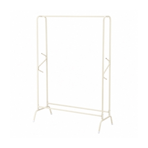 เบสิโค ราวตากผ้า ทรง AS ขนาด 40x100x145 ซม. สีขาว