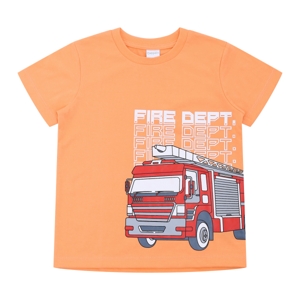 เบสิโค เสื้อยืดแขนสั้น สำหรับเด็กชาย รุ่น BVDS2406LB003 สีส้ม_thumbnail