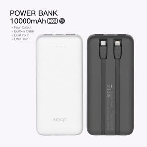 อีลูป แบตสำรอง 10000mAh รุ่น E33 คละสี_thumbnail_4