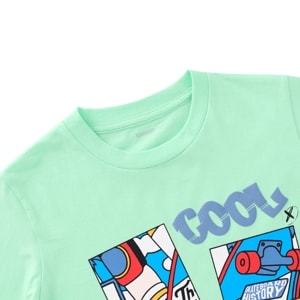 เบสิโค เสื้อยืดเด็กชาย รุ่น FVDS2509LB010 สีเขียว_thumbnail_2