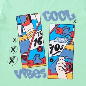 เบสิโค เสื้อยืดเด็กชาย รุ่น FVDS2509LB010 สีเขียว_thumbnail_3