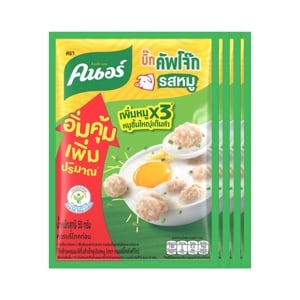Knorr Big Cup Jok Instant Porridge Pork Fiavour 50g. Pack4