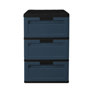 BIG C HAPPY PRICE 3 Tier Drawers 1127 Dark Blue