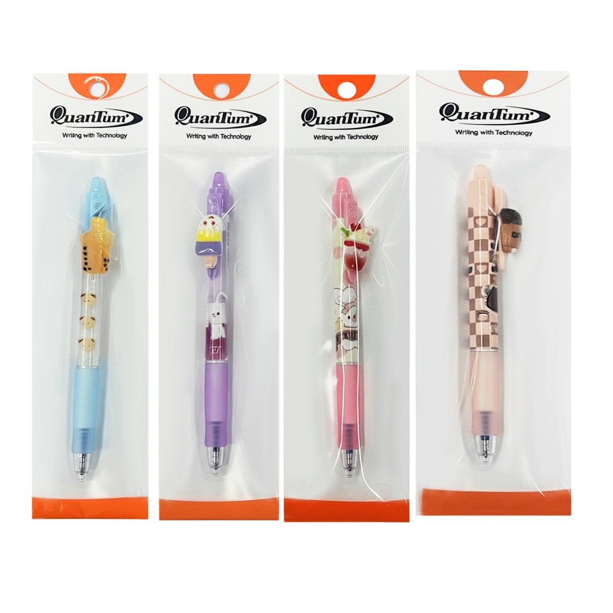 ควอนตั้ม ปากกาเจลลบได้ รุ่น FI640057 ขนาด 0.5 มม. สีน้ำเงิน คละแบบ_5