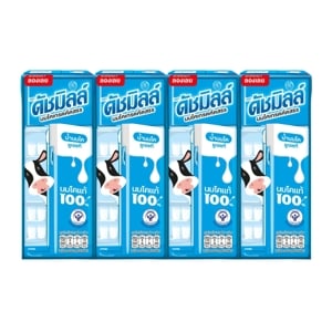 Dutch Mill Selected UHT Milk Plain 180ml. Pack4