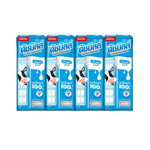 DUTCH MILL Selected UHT Milk Plain Flavor 180 ml. x 4 units