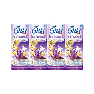 DNA UHT Soy Milk with Riceberry 180ml. Pack 4