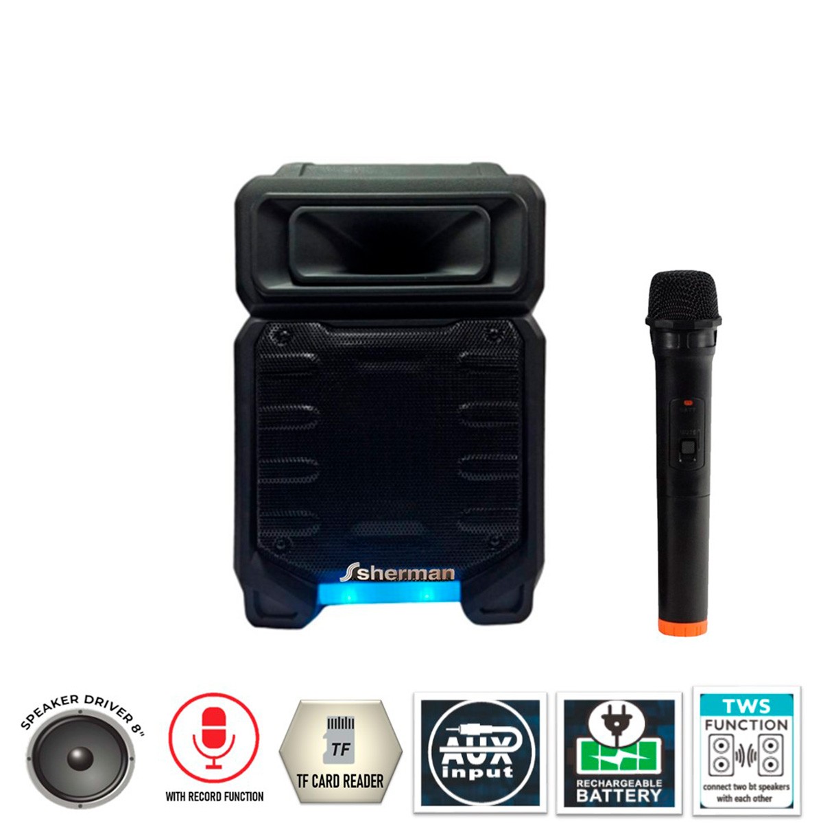 เชอร์แมน ลำโพง รุ่น TS-101 สีดำ