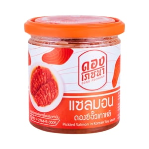 ดองโภชนา แซลมอนดองซีอิ๊วเกาหลีพร้อมน้ำซีฟู้ด 400 ก._thumbnail