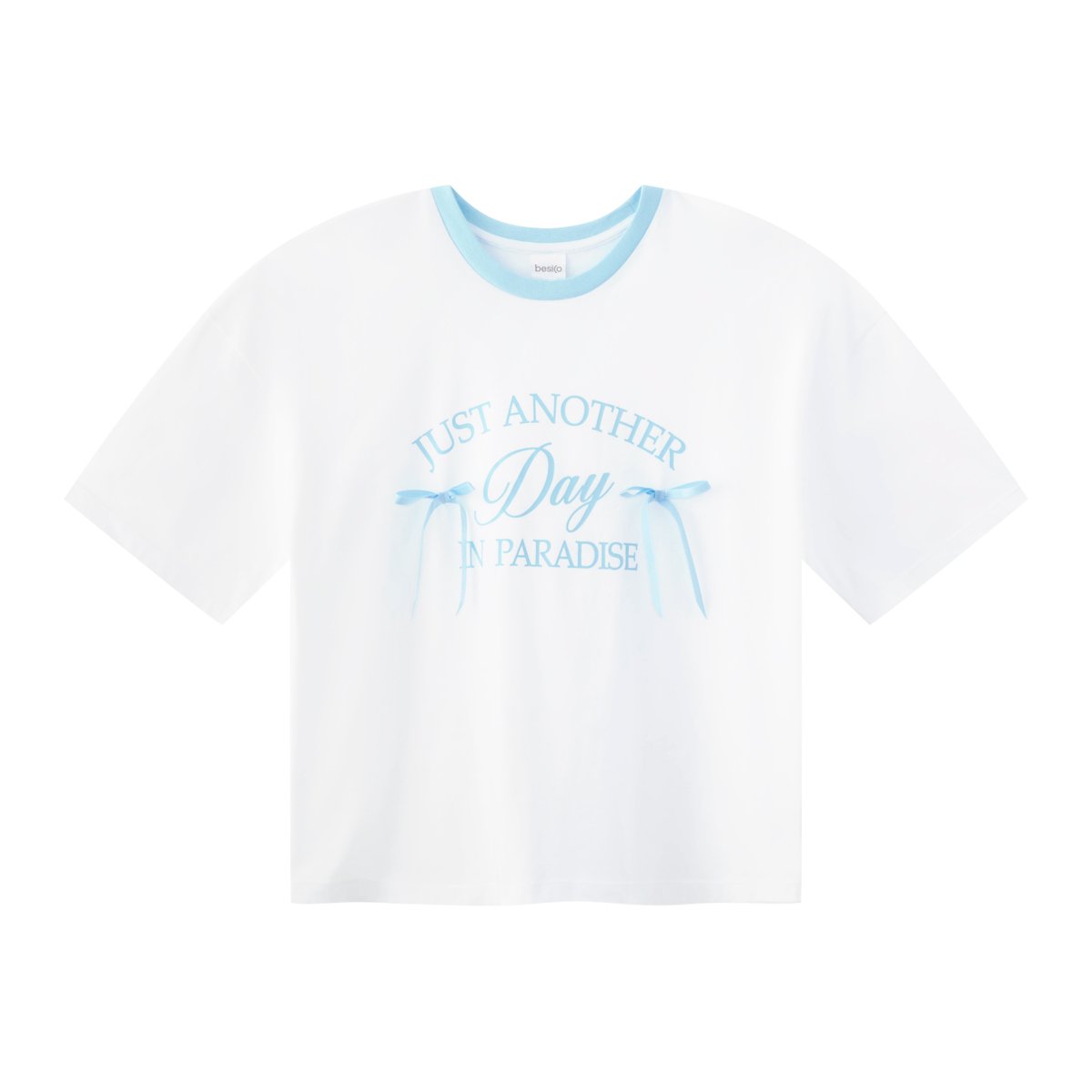 เบสิโค เสื้อยืดแขนสั้นผู้หญิง รุ่น FASL25Q2LC021 สีขาว