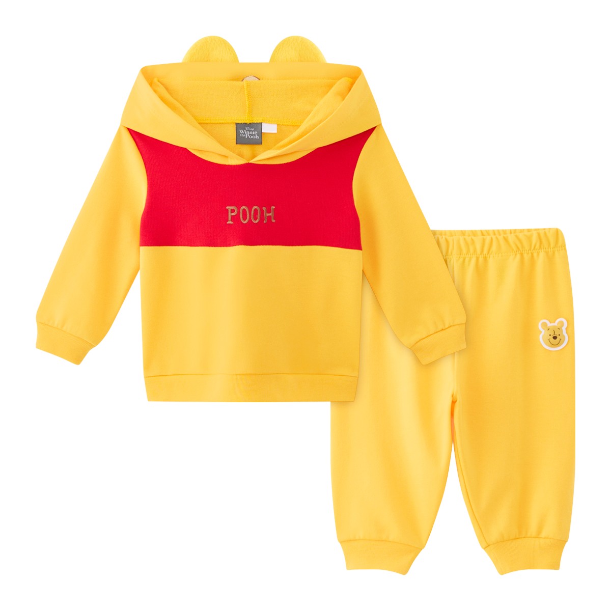 ดิสนีย์ ชุดเสื้อฮู้ดดี้หมีพูห์ สำหรับเด็กชาย รุ่น FMTN2509IB01W สีเหลือง