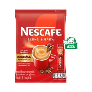 Nescafe Blend & Brew Instant Coffee Mixed Rich Aroma 16g. Pack 9sachets