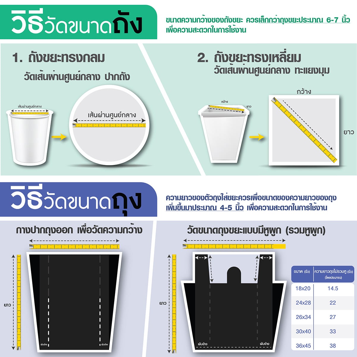 แชมเปี้ยน ถุงขยะม้วนรีไซเคิล 18" x 20" 120 ใบ สีดำ_5