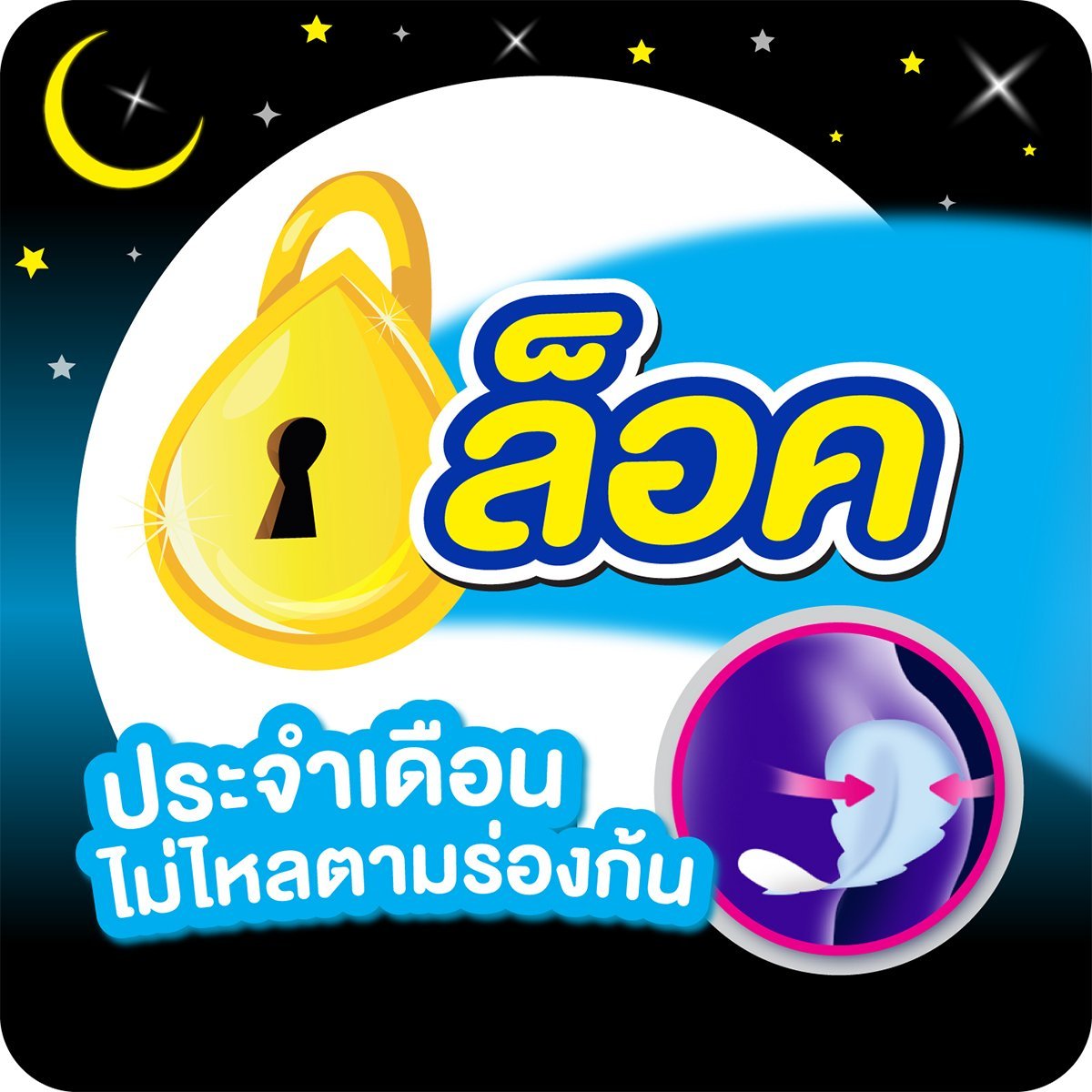 โซฟี ขอบปกป้อง หลับสนิทตลอดคืน ผ้าอนามัยแบบมีปีก ขนาด 29 ซม. แพ็ค 16 ชิ้น_3