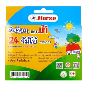 ตราม้า สีเทียนจัมโบ้ 24 สี_thumbnail_2