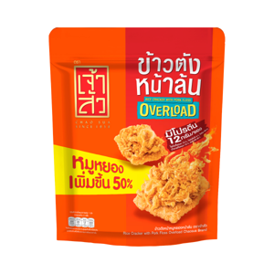 Chaosua Rice Cracker with Pork Floss Overload 60g.