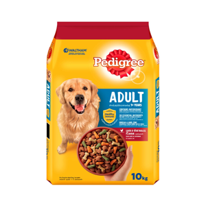 PEDIGREE Dry Dog Food Liver and Vegetables Flavor 10 kg.