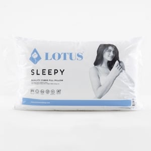 โลตัส หมอนหนุนใยสังเคราะห์ รุ่น Sleepy สีขาว_thumbnail_1