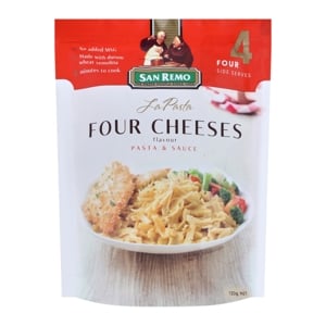 Sanremo La Pasta Four Cheese 120g.