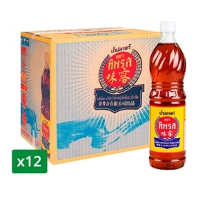 ทิพรส น้ำปลาแท้ 700 มล. แพ็ค 12