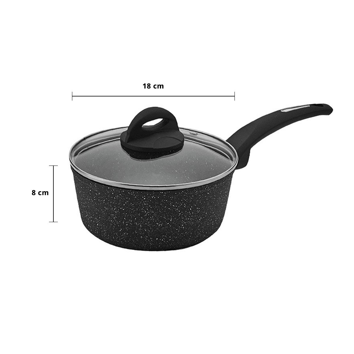 เบสิโค หม้อด้ามพร้อมฝาแก้ว ลาวา แกรนิต รุ่น H126FAK-0418 ขนาด 18 ซม._5
