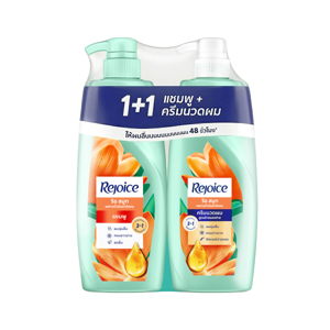 รีจอยส์ แชมพูและครีมนวดผม สูตรริช สมูท 340+325 มล._thumbnail