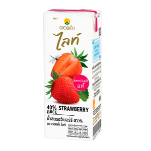 ดอยคำ ไลท์ น้ำสตรอว์เบอร์รี 40% 200 มล. แพ็ค 4_thumbnail_1