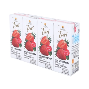 ดอยคำ ไลท์ น้ำสตรอว์เบอร์รี 40% 200 มล. แพ็ค 4_thumbnail_5