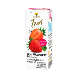 ดอยคำ ไลท์ น้ำสตรอว์เบอร์รี 40% 200 มล. แพ็ค 4_thumbnail_7