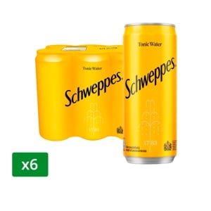 ชเวปส์ โทนิค วอเตอร์ 330 มล. 6 กระป๋อง