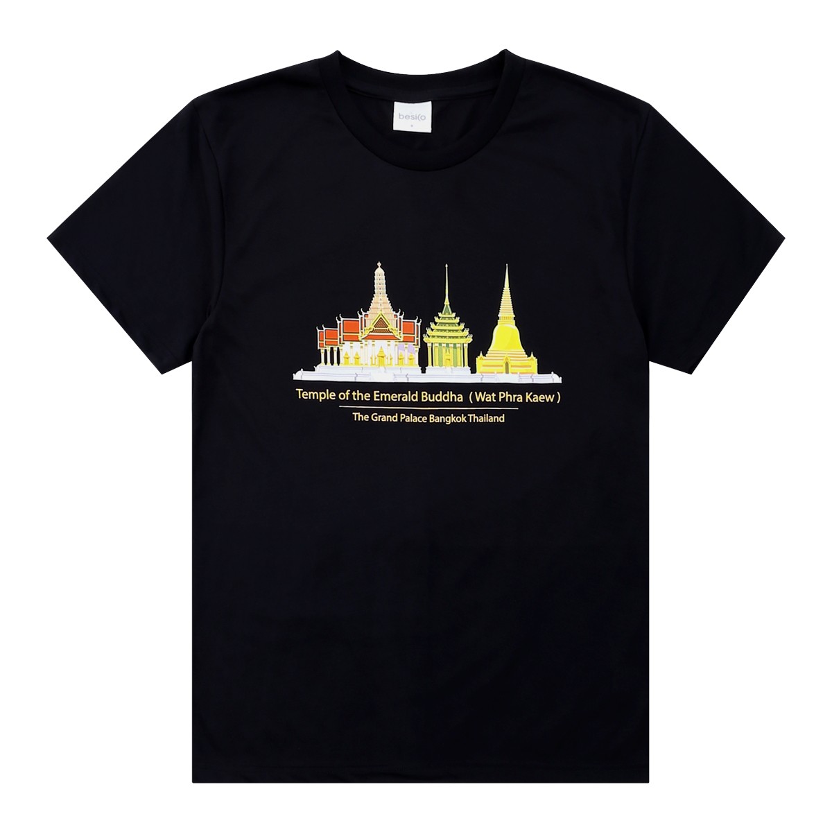 เบสิโค เสื้อยืดสำหรับผู้ชาย รุ่น FJIW24Q2YM005 สีดำ