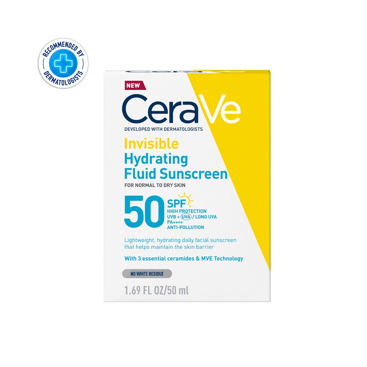 เซราวี อินวิซิเบิ้ล ไฮเดรติ้ง ฟลูอิด ซันสกรีน SPF50+ PA++++ 50 มล._2