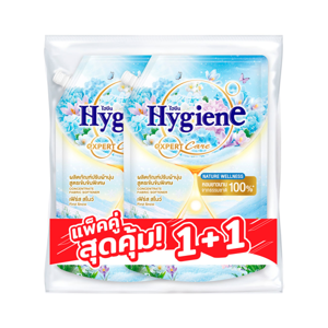 ไฮยีน น้ำยาปรับผ้านุ่ม สูตรเข้มข้นพิเศษ กลิ่นเฟิร์สสโนว์ บลู 1000 มล. x 2 ชิ้น