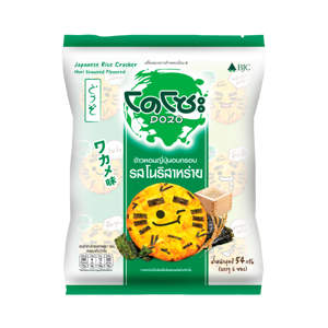 โดโซะ ข้าวหอมญี่ปุ่นอบกรอบ รสโนริสาหร่าย 54 ก. DOZO Japanese Rice Cracker Nori Seaweed Flavor 54 g._thumbnail