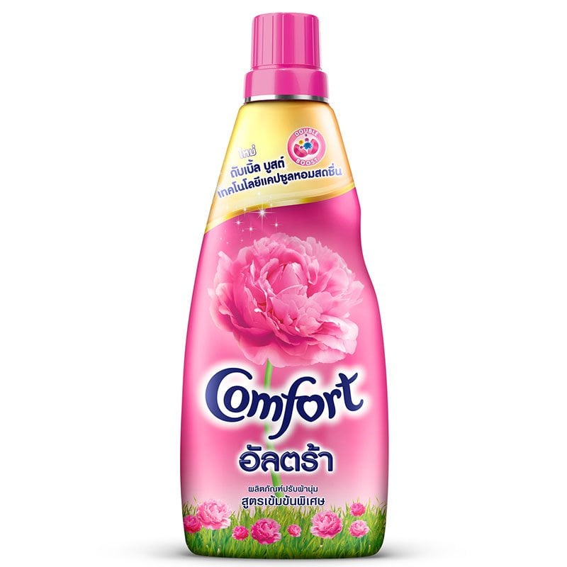 คอมฟอร์ท อัลตร้า น้ำยาปรับผ้านุ่ม แบบขวด สีชมพู 800 มล.
