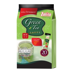 Zolito Green Tea Latte 30g. Pack 20sachets