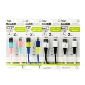 GIZMO Type-C 2 M. Model GU-066 Assorted Colors