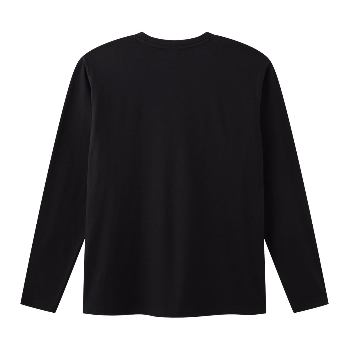 เบสิโค เสื้อยืดแขนยาวผู้ชาย รุ่น FDNC25Q4YM01W สีดำ_1