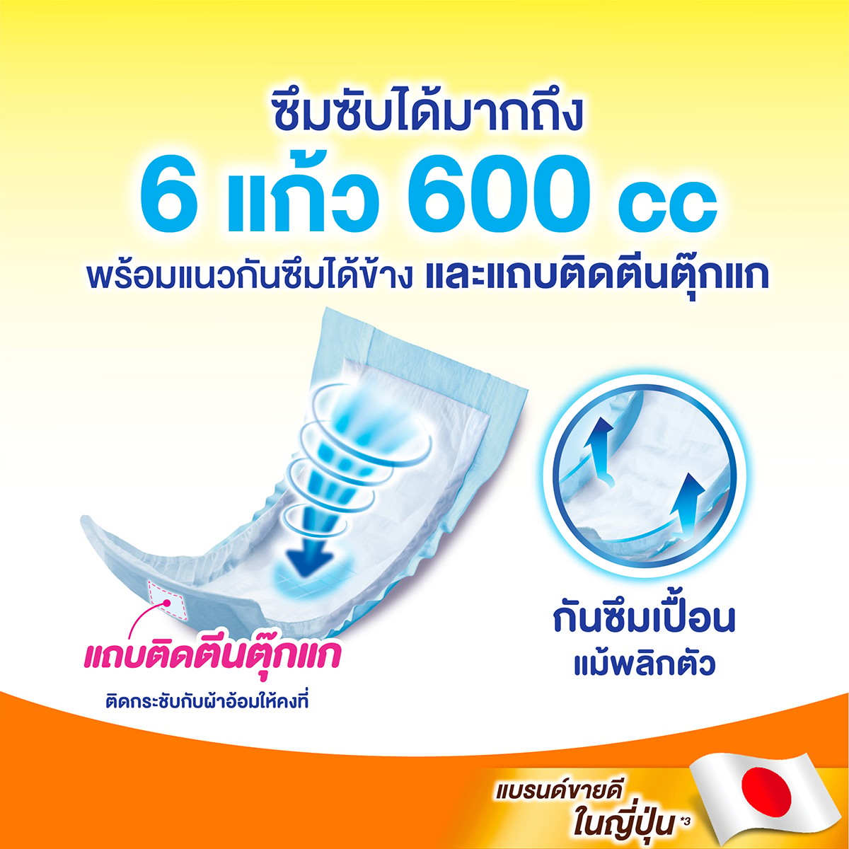 [พรีออเดอร์] ไลฟ์รี่ แผ่นเสริมซึมซับ สำหรับกลางวัน ขนาดมาตรฐาน 28 ชิ้น_3