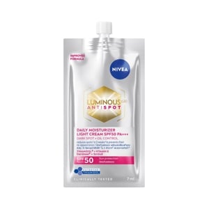 นีเวีย ลูมินัส630 แอนตี้สปอต เดลี่ มอยเจอไรเซอร์ ไลท์ ครีม SPF50 PA+++ 7 มล._thumbnail