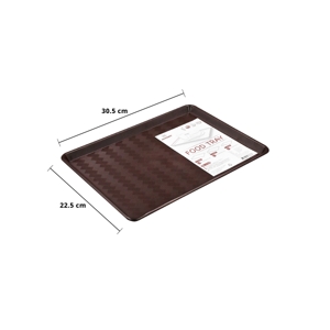 คีย์เวย์ ถาดเสิร์ฟอาหาร ขนาด 22.5 x 30.5 x 1.5 ซม. รุ่น T-6430 สีน้ำตาล_thumbnail_1