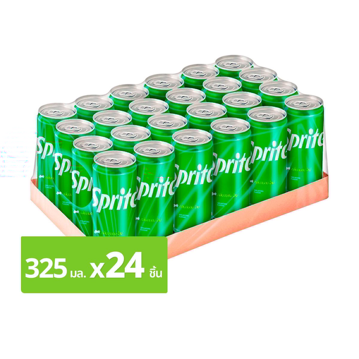 สไปรท์ น้ำอัดลม 325 มล. x 24 ชิ้น